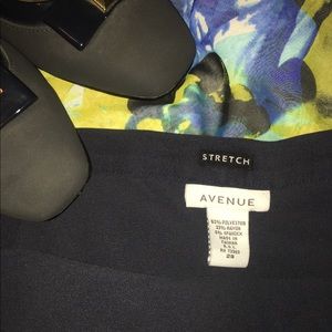 Navy Blue Plus Size Women's Skirt by the Avenue