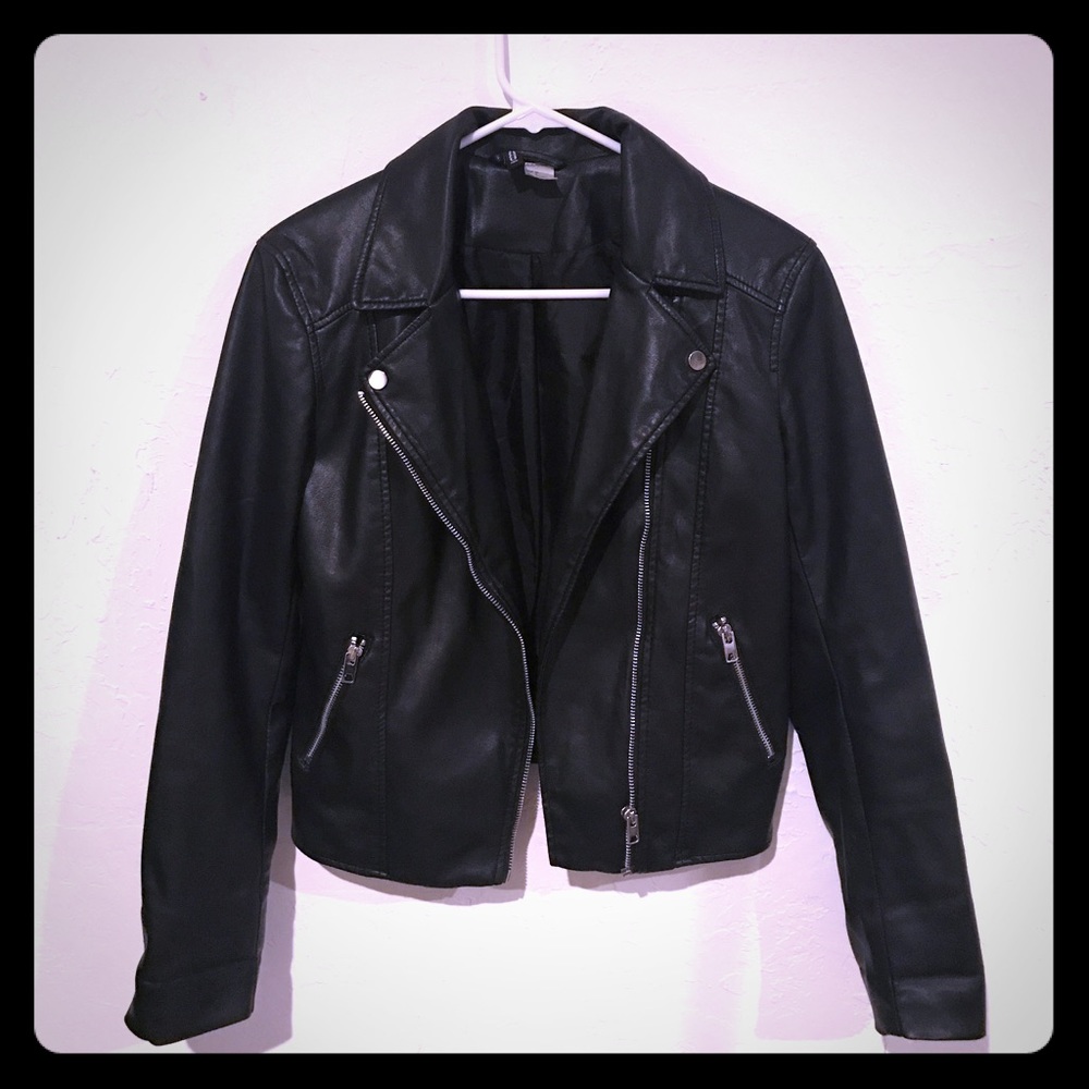 Faux Leather Jacket