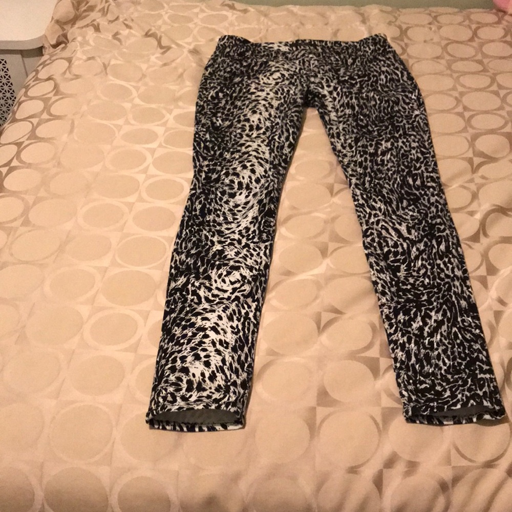 7 for all mankind leopard jeans