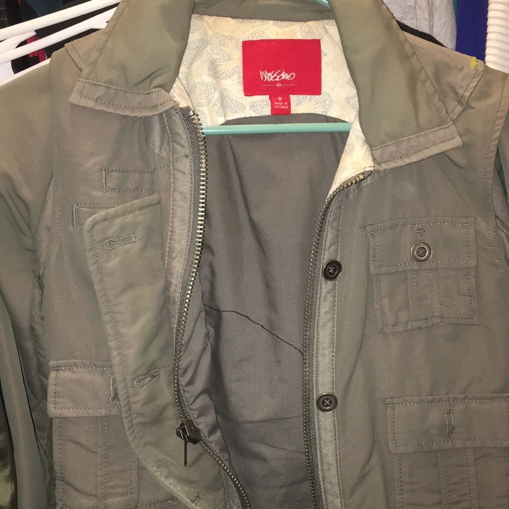 Olive green jacket