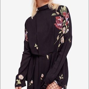 Free people black blouse