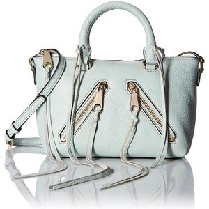 Rebecca Minkoff Micro Moto purse - pale sage