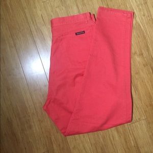 Coral Colored Jeans