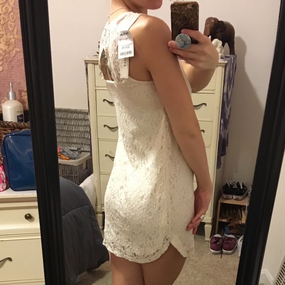 Little white lace dress