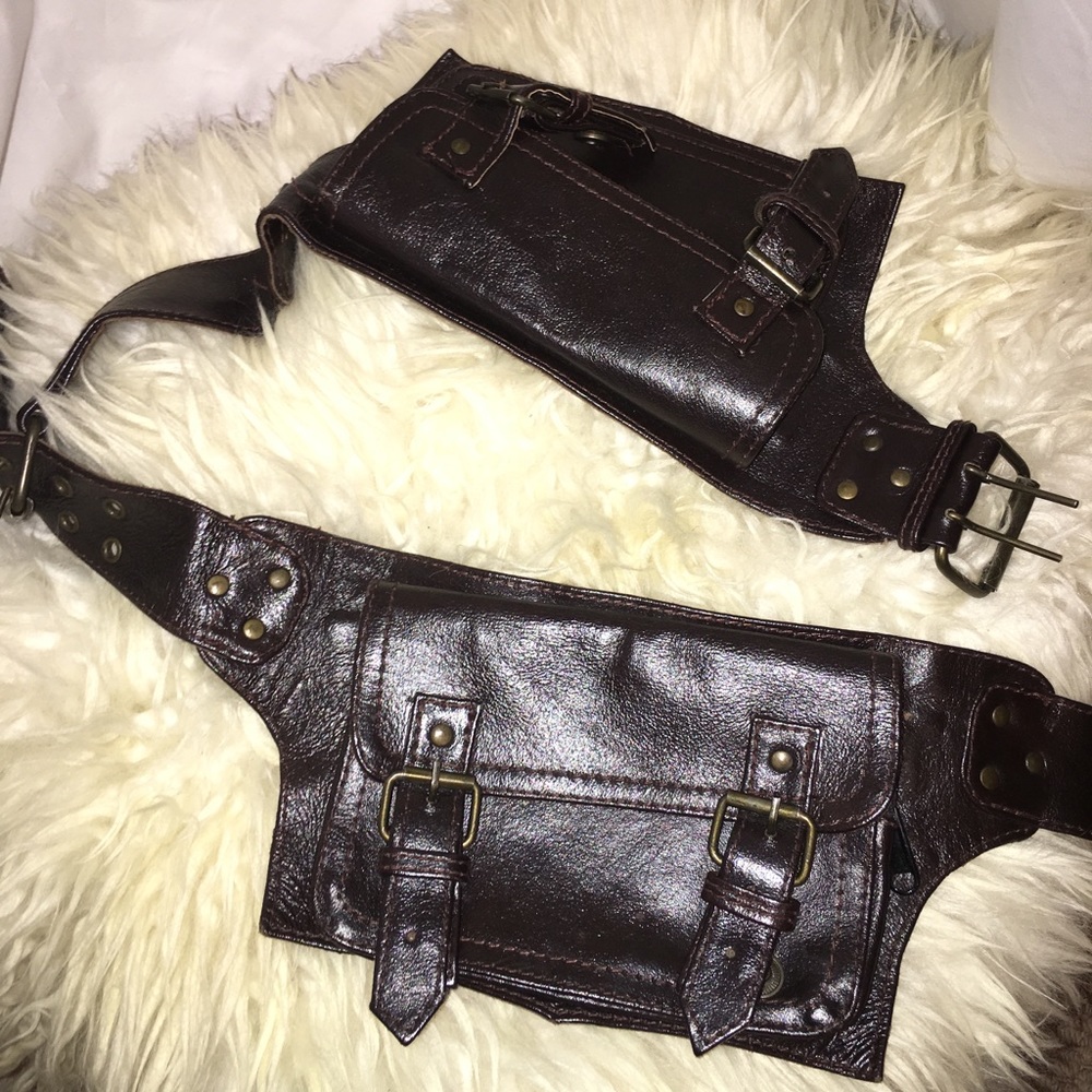 Leather utility belt