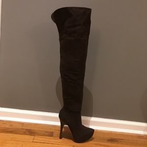 Shoes - NWT over the knee faux suede boots Shoes - NWT over the knee faux suede boots