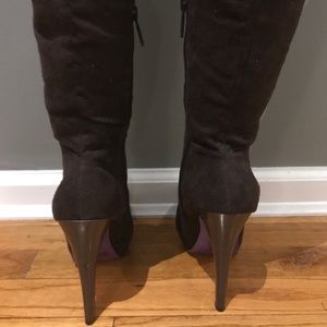 Shoes - NWT over the knee faux suede boots Shoes - NWT over the knee faux suede boots