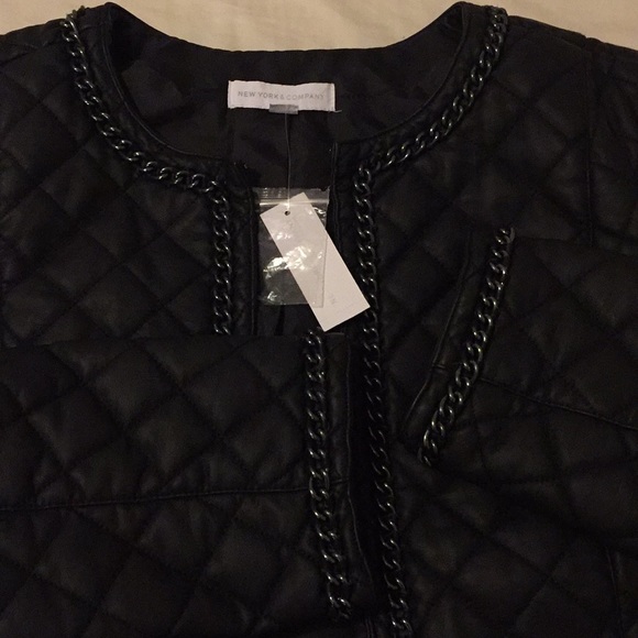 New York & Company Black Stylish Jacket - Picture 3 of 5