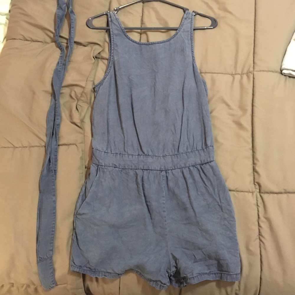 Open back romper