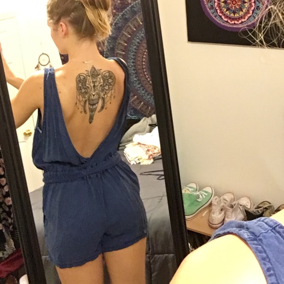 Open back romper - Picture 4 of 5