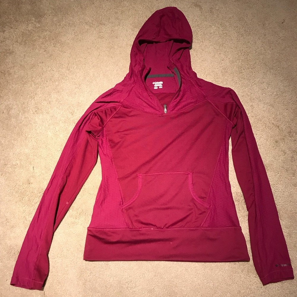 Columbia Pink Athletic Hoodie