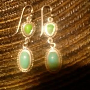 SS turquoise earrings