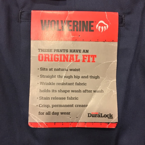 🚫Sold🚫 NWT Men’s Wolverine Twill Work Pant - Picture 2 of 3