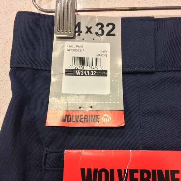 🚫Sold🚫 NWT Men’s Wolverine Twill Work Pant - Picture 3 of 3