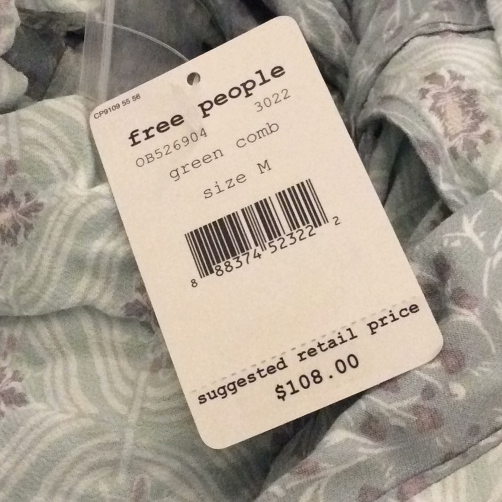 NWT Free People Rolling Hills Printed Tunic Top - Picture 6 of 8