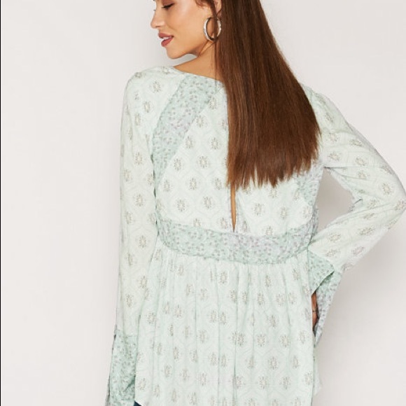 NWT Free People Rolling Hills Printed Tunic Top - Picture 3 of 8