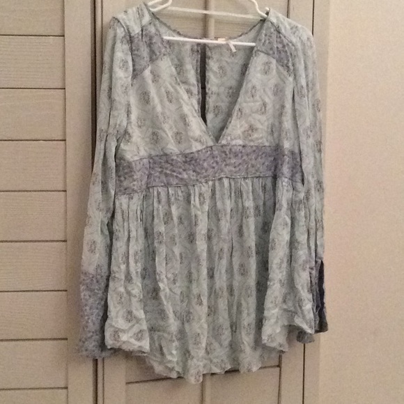 NWT Free People Rolling Hills Printed Tunic Top - Picture 7 of 8