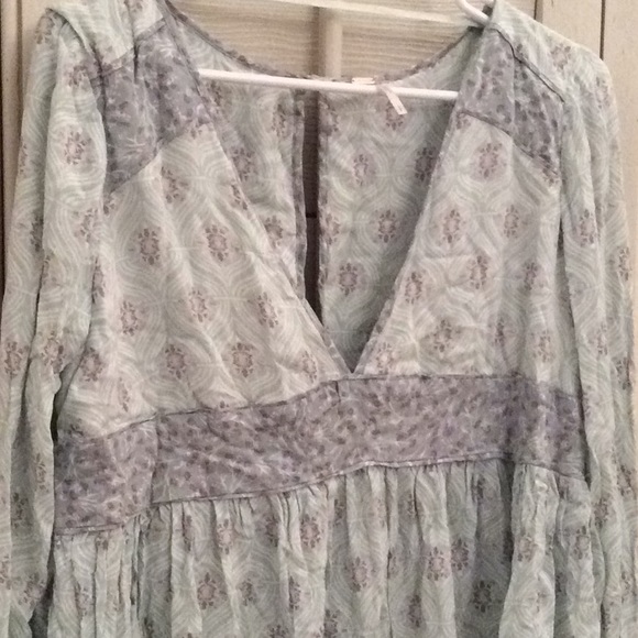 NWT Free People Rolling Hills Printed Tunic Top - Picture 8 of 8