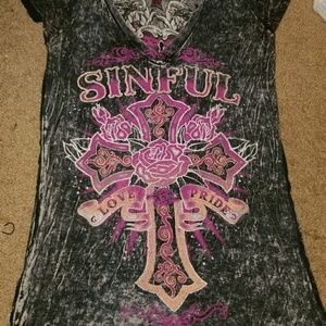 Sinful reversible shirt