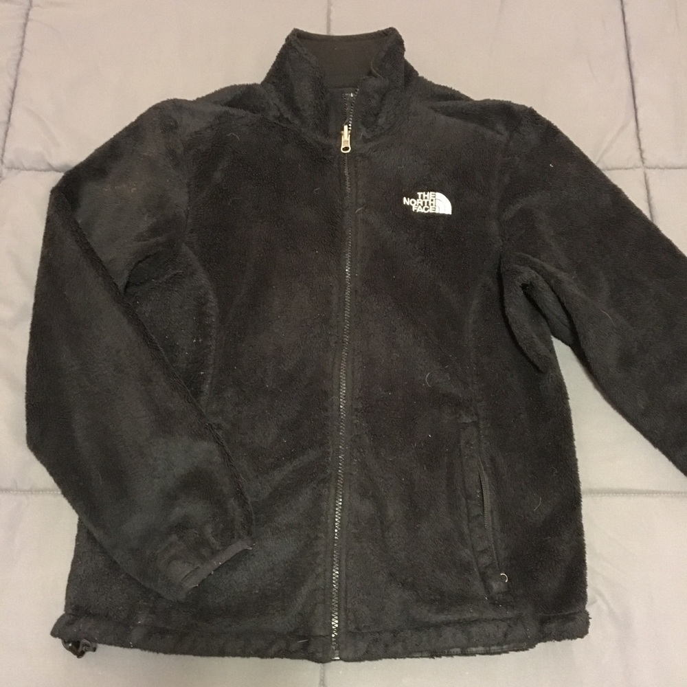 Black fuzzy north face