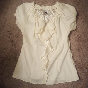 Mikarose. Cream Blouse