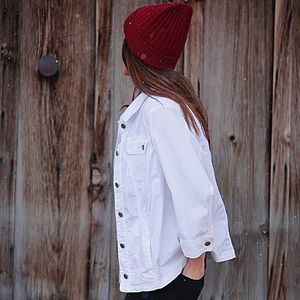 CJ Banks Women's white jacket. Size 1X.