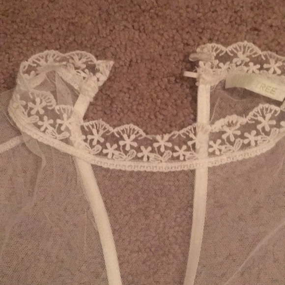 White lace blouse - Picture 3 of 6