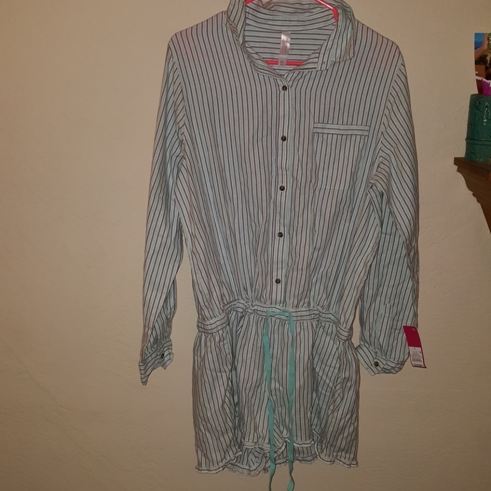 Long sleeve sleep romper