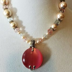 Necklace and earrings set