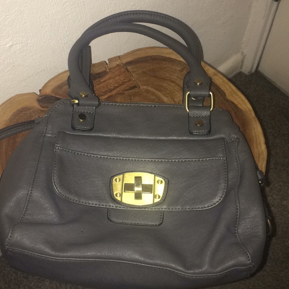 Charming Charlie Gray Crossbody Bag