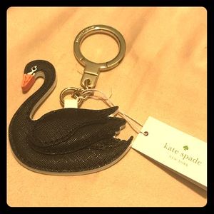 Kate Spade key chain. Swan Ba