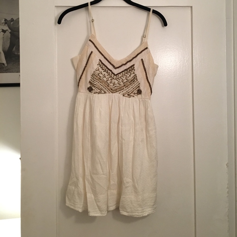 Encoté White Beaded Dress