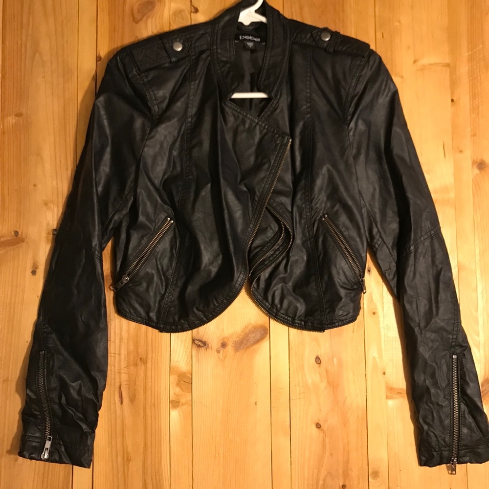 Bebe Women’s Leather Jacket Size: Small