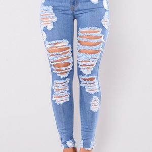 “Walk It Out” Fashion Nova Plus Size Jeans