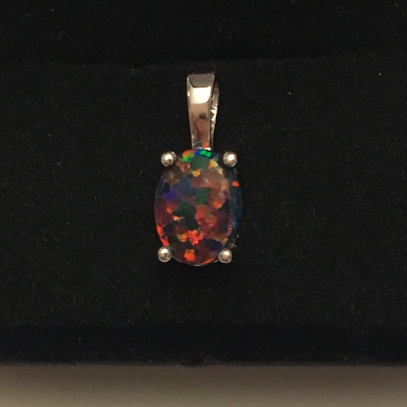 SALE Opal pendant - Picture 3 of 4
