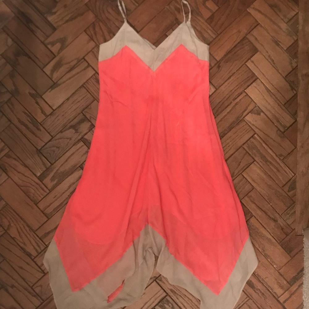 NIC + ZOE Women's Color Block Handkerchief Dress