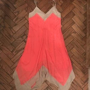 NIC + ZOE Women's Color Block Handkerchief Dress