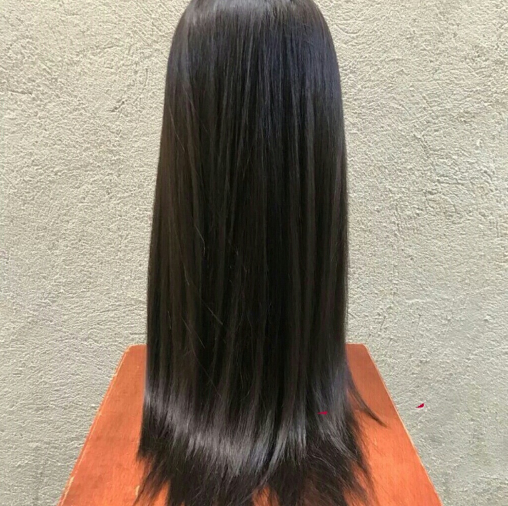 New Medium Brown Human Hair Lace Front Wig