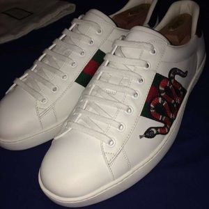 Authentic Embroidered Gucci Sneakers
