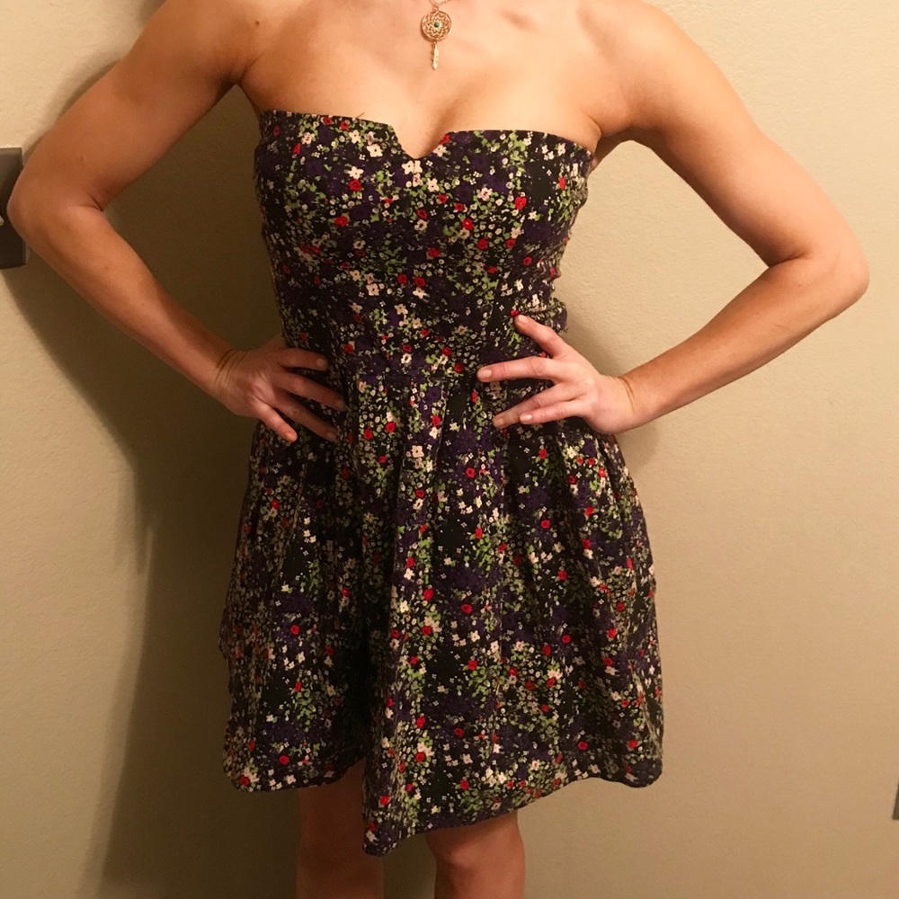 Floral Bebe cocktail dress