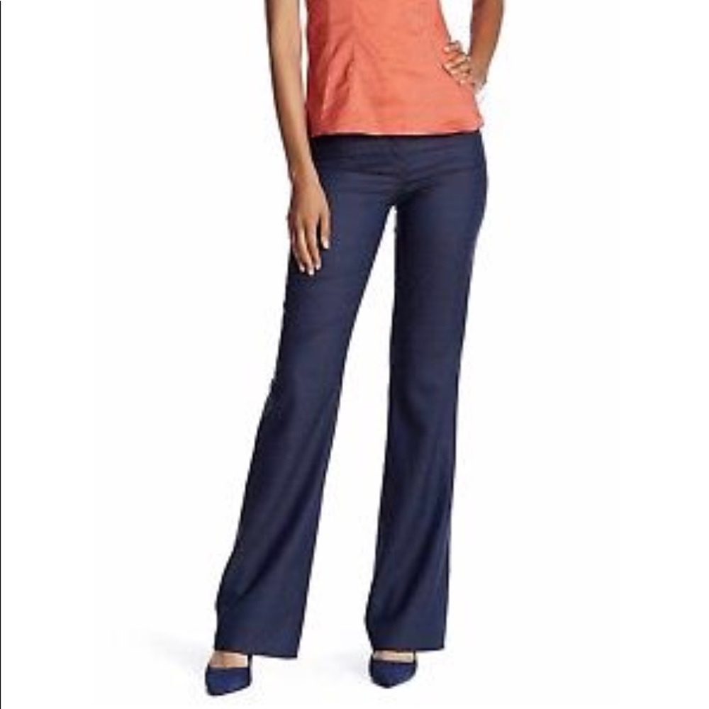 SOLD! Hugo Boss Tulea3 Blue Wool Blend Trousers