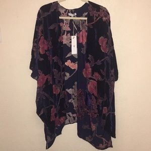 Velvet Floral Kimono
