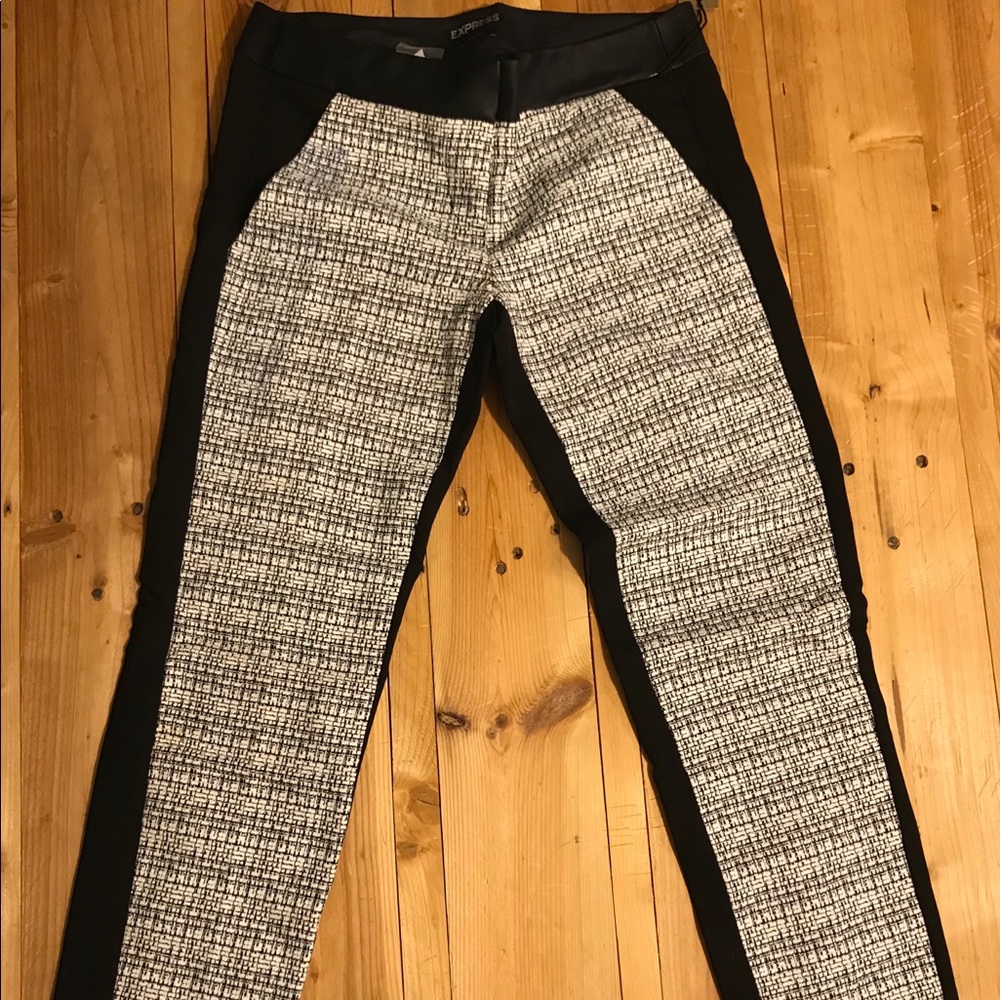 NWT Express Dress Pants with Tweed on front