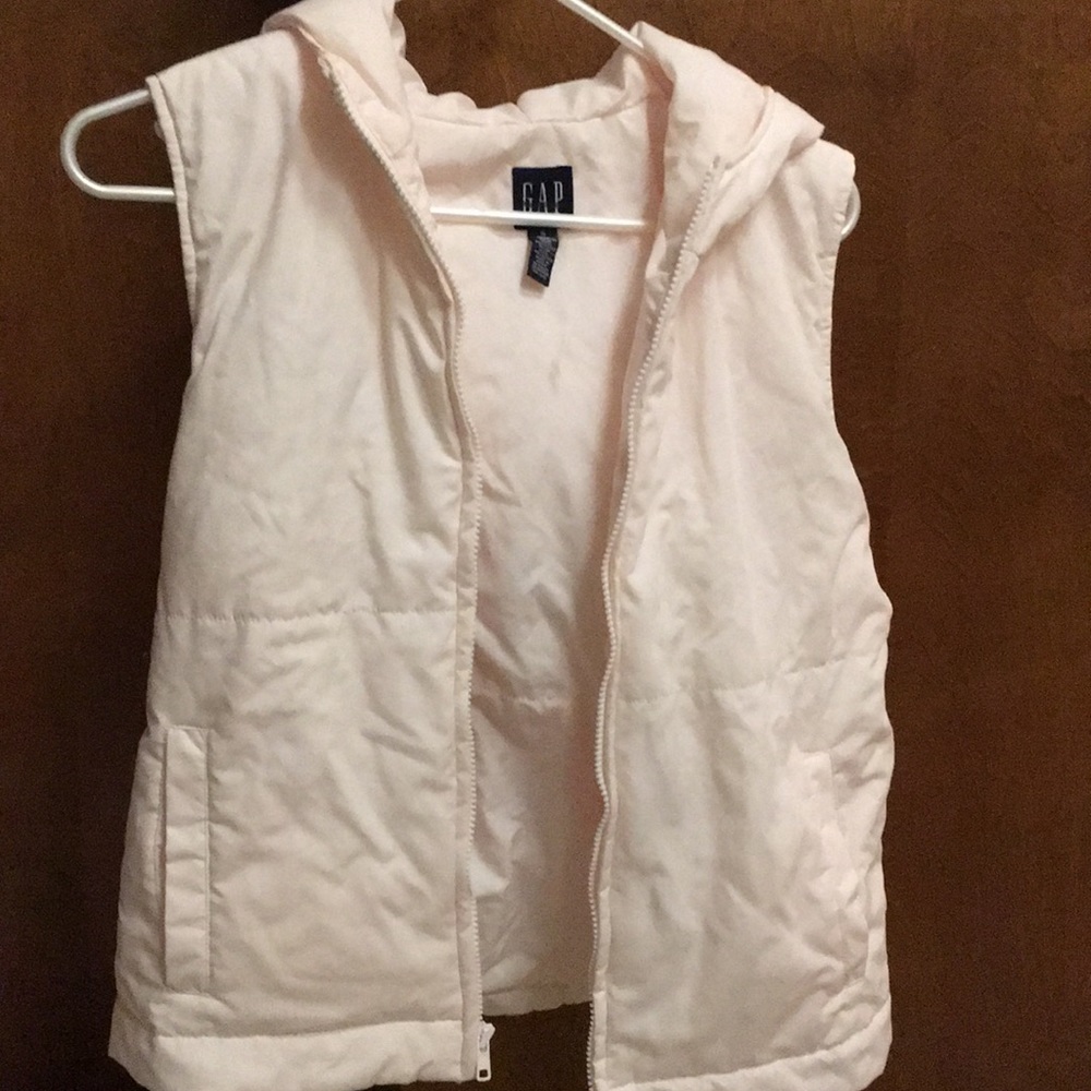 Light pink puffer vest
