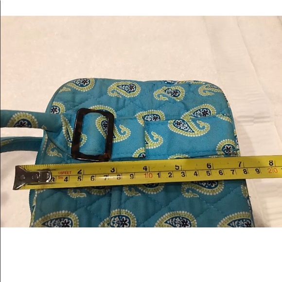 Vera Bradley blue paisley handbag and wallet - Picture 5 of 8