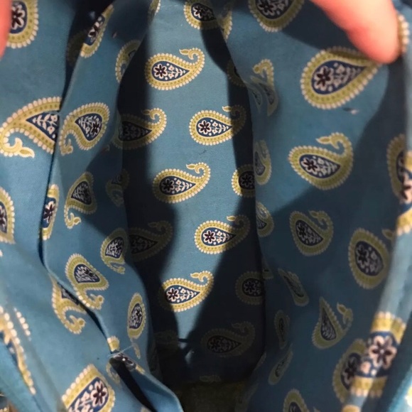 Vera Bradley blue paisley handbag and wallet - Picture 8 of 8