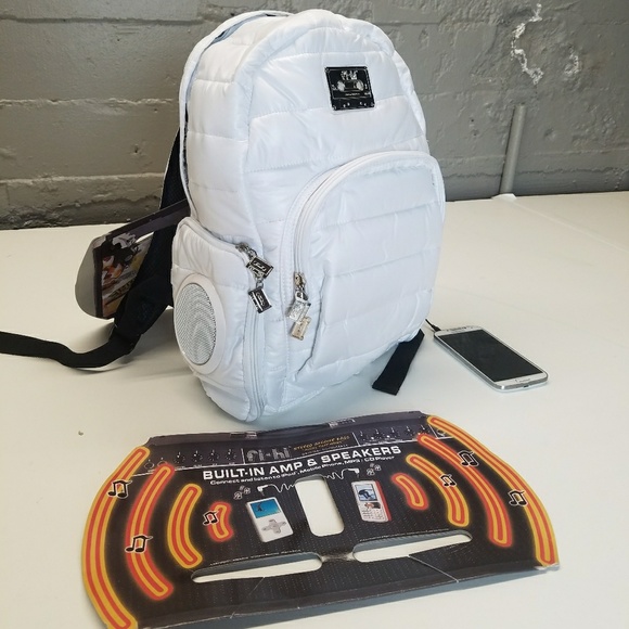 FI-HI SPEAKERBAG "WHITE PUFFY PACK" - Picture 2 of 5