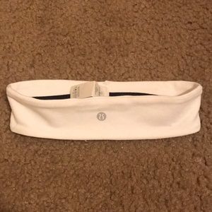 Brand new White Lululemon Headband