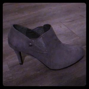 Covington high heeled booties.