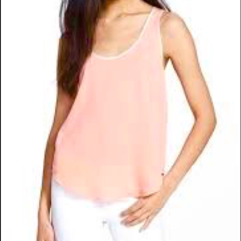 NWOT A.L.C. Coral 100% Silk Tank Top